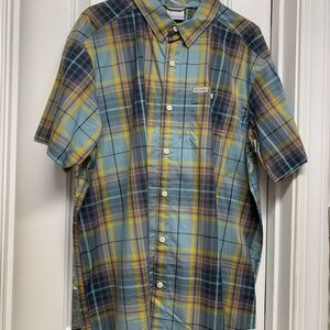 Columbia Men's Multicolor Plaid Short Sleeve Shirt
